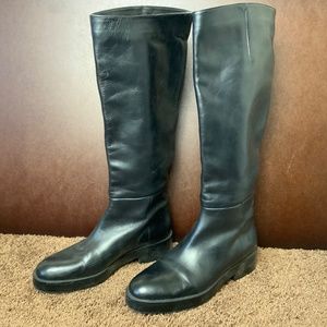 Zara Black Over the Knee Boots